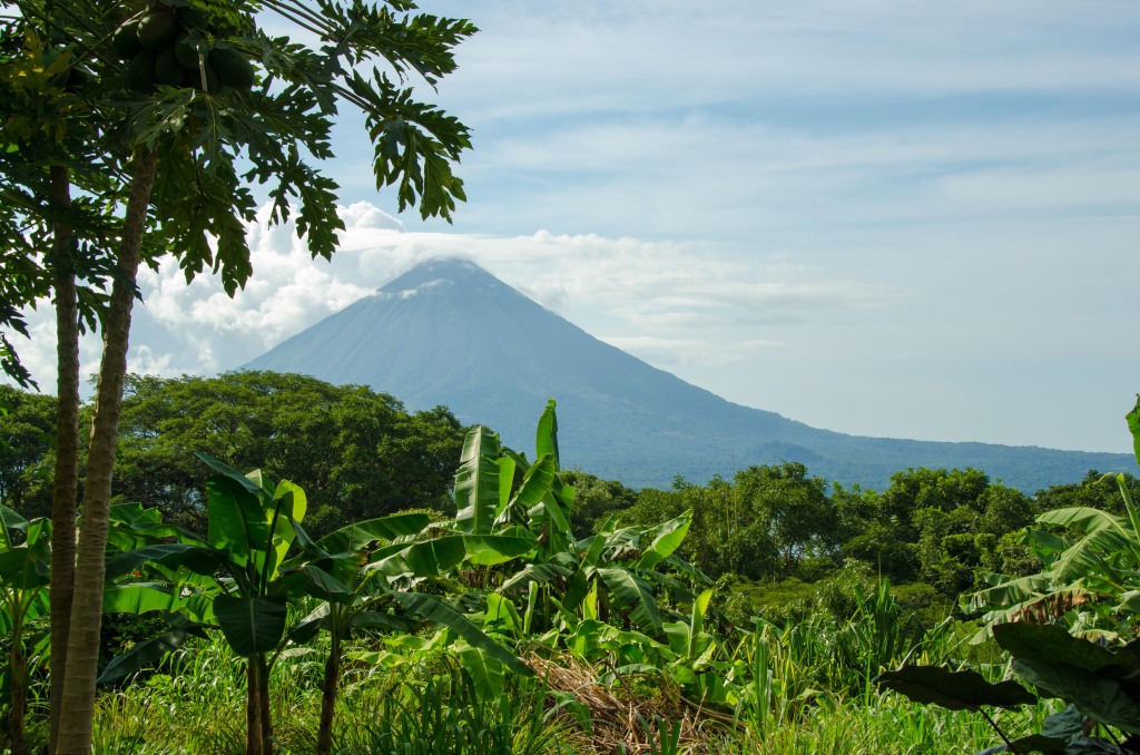 Nicaragua's Ometepe Island features twin, perfectly conical volcanoes