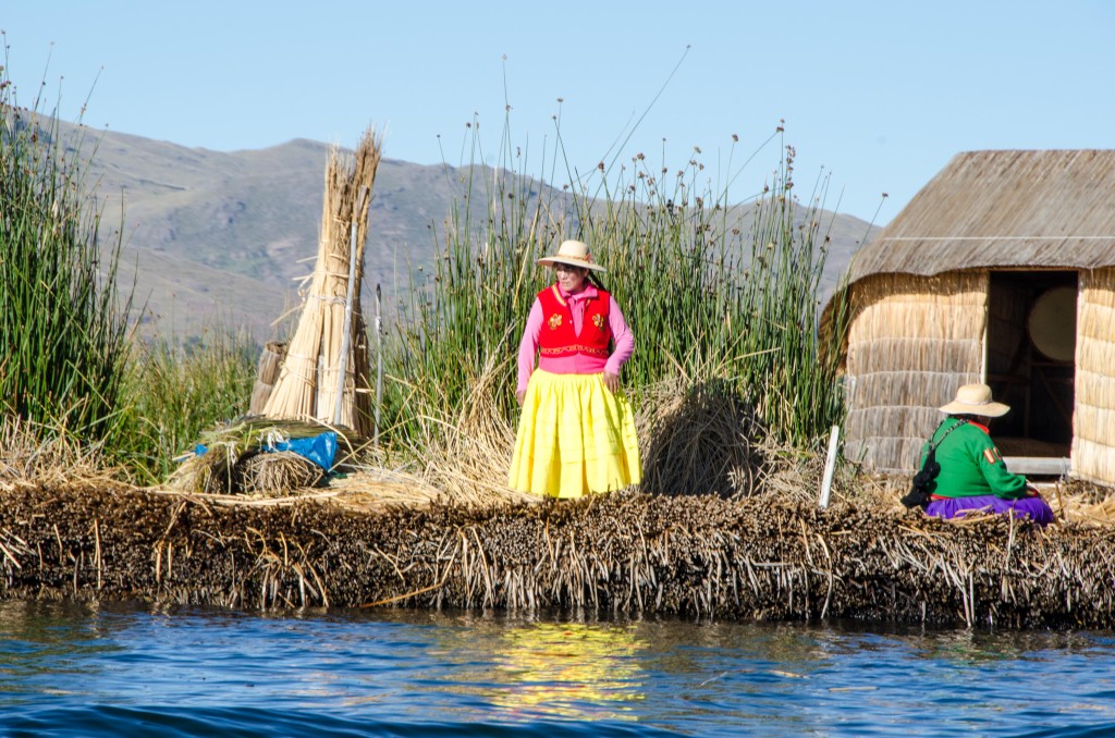 floating islands in Lake Titicaca